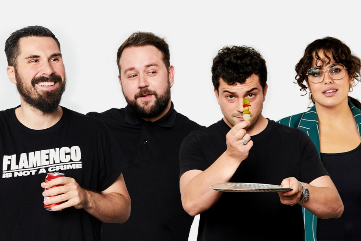 Javier, Adrián, Ramón y Rocío del podcast La Picaeta