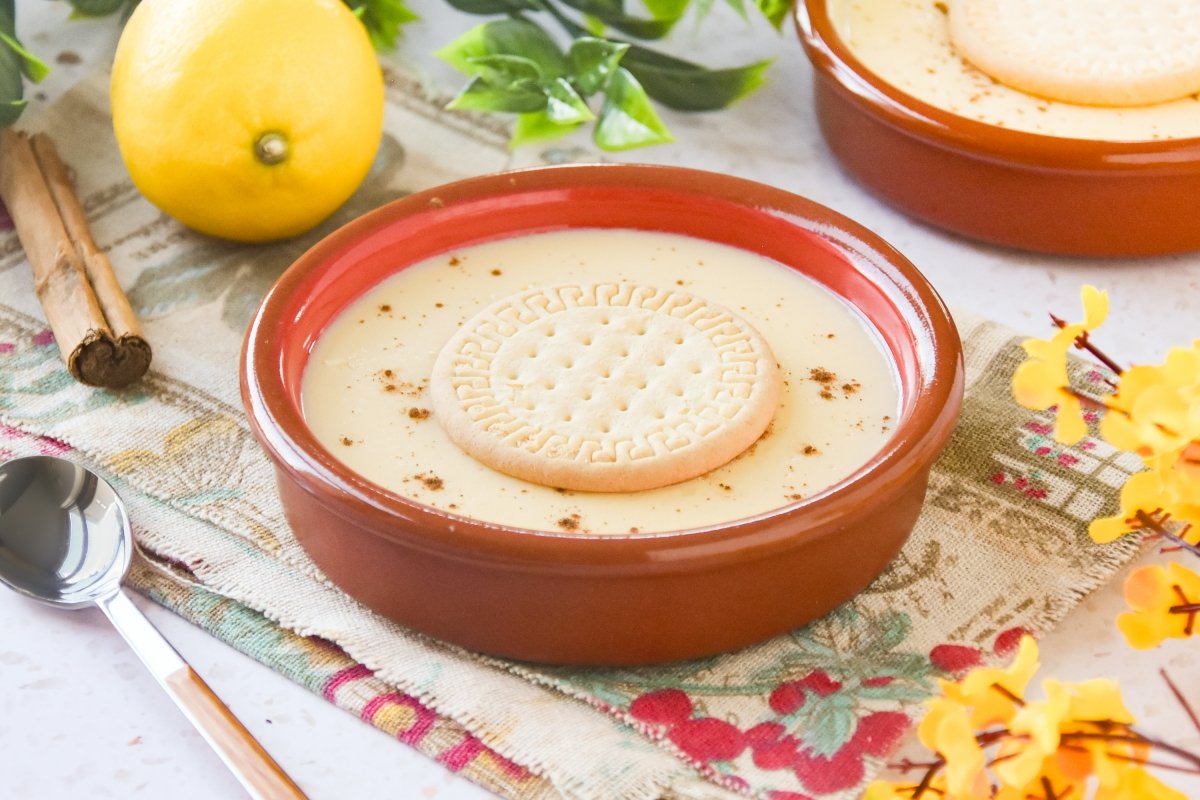 Natillas en el microondas