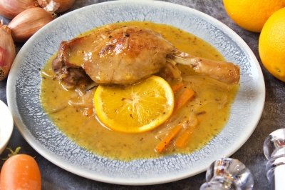 Pato a la naranja