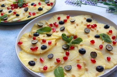 Carpaccio de piña